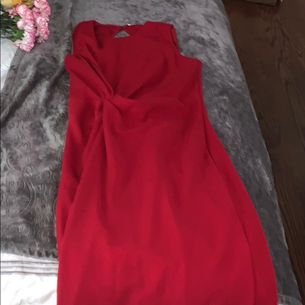 Red dress